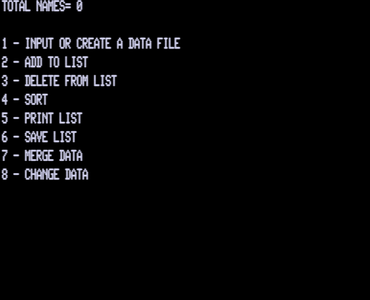 Screen shot